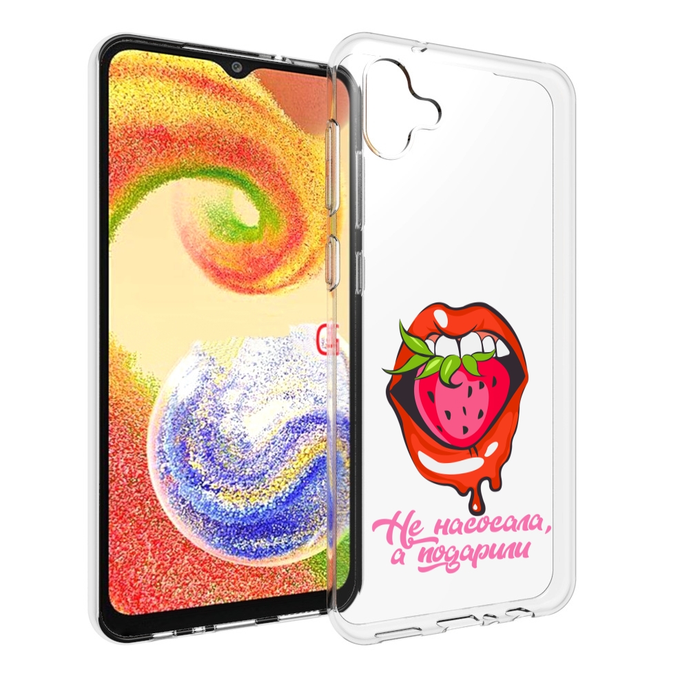 

Чехол MyPads подарили для Samsung Galaxy A04, Прозрачный, Tocco