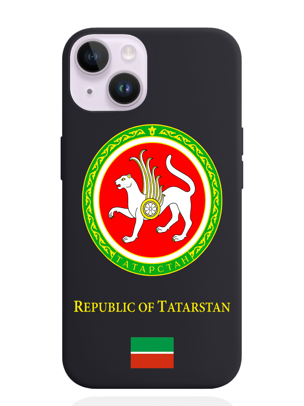 

Чехол SignumCase iPhone 14 Герб Татарстана, Разноцветный, iPhone 14 Герб Татарстана
