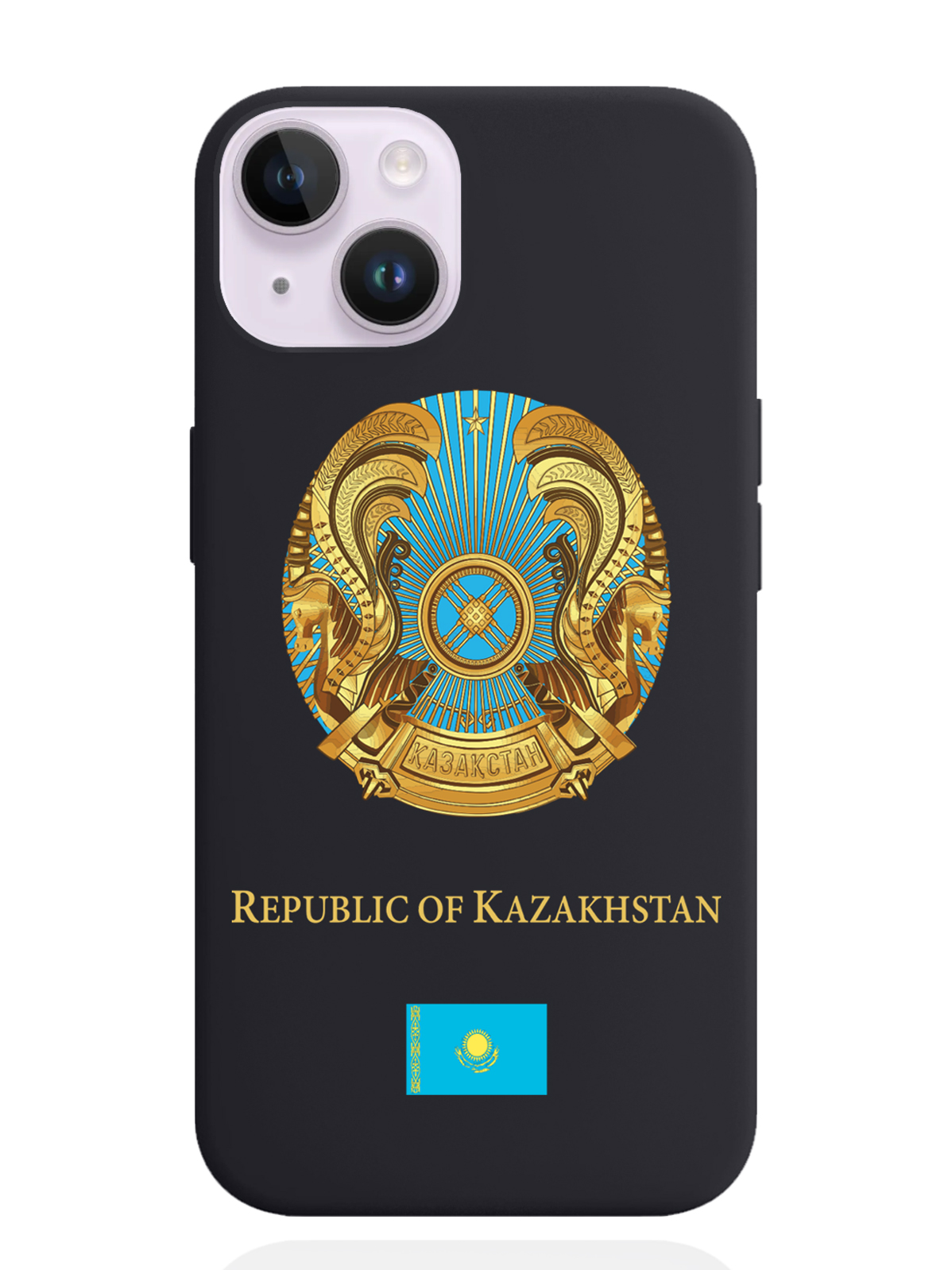

Чехол SignumCase iPhone 14 Герб Казахстана, Разноцветный, iPhone 14 Герб Казахстана