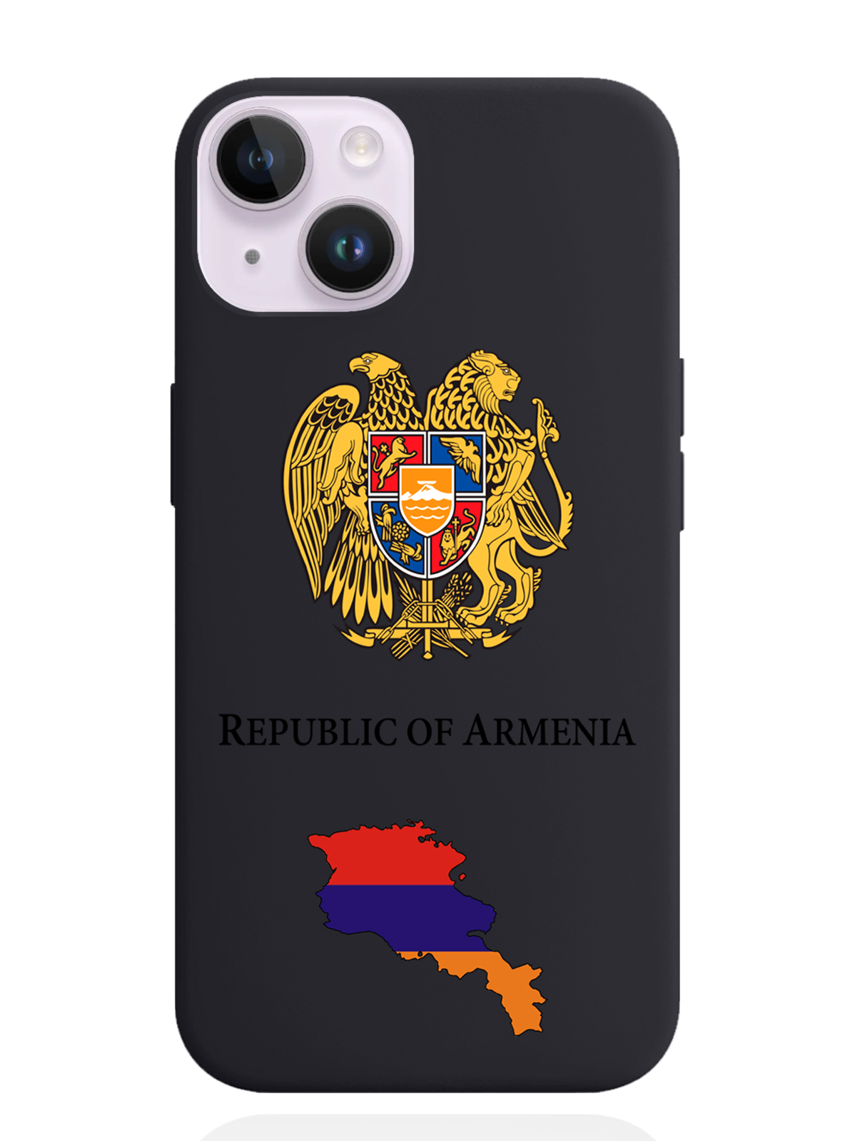 

Чехол SignumCase iPhone 14 Герб Армении, Разноцветный, iPhone 14 Герб Армении