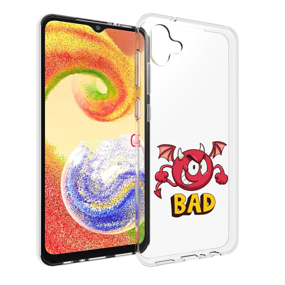 

Чехол MyPads плохой для Samsung Galaxy A04, Прозрачный, Tocco