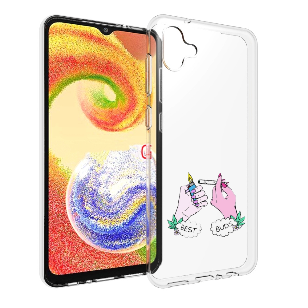 

Чехол MyPads плохие руки женский для Samsung Galaxy A04, Прозрачный, Tocco