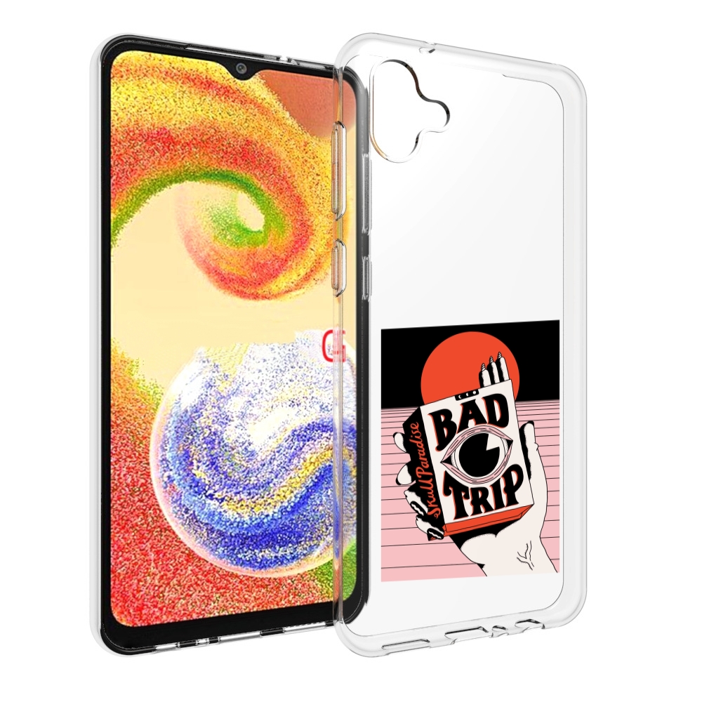 

Чехол MyPads плохая пачка для Samsung Galaxy A04, Прозрачный, Tocco