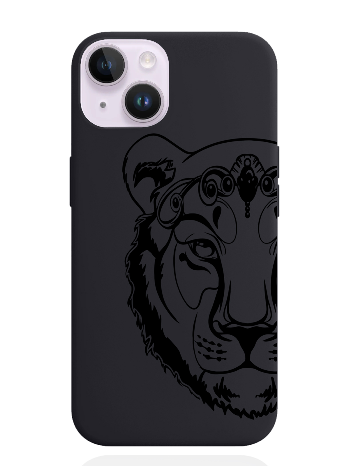 

Чехол MustHaveCase iPhone 14 Львица, Черный, iPhone 14 Львица