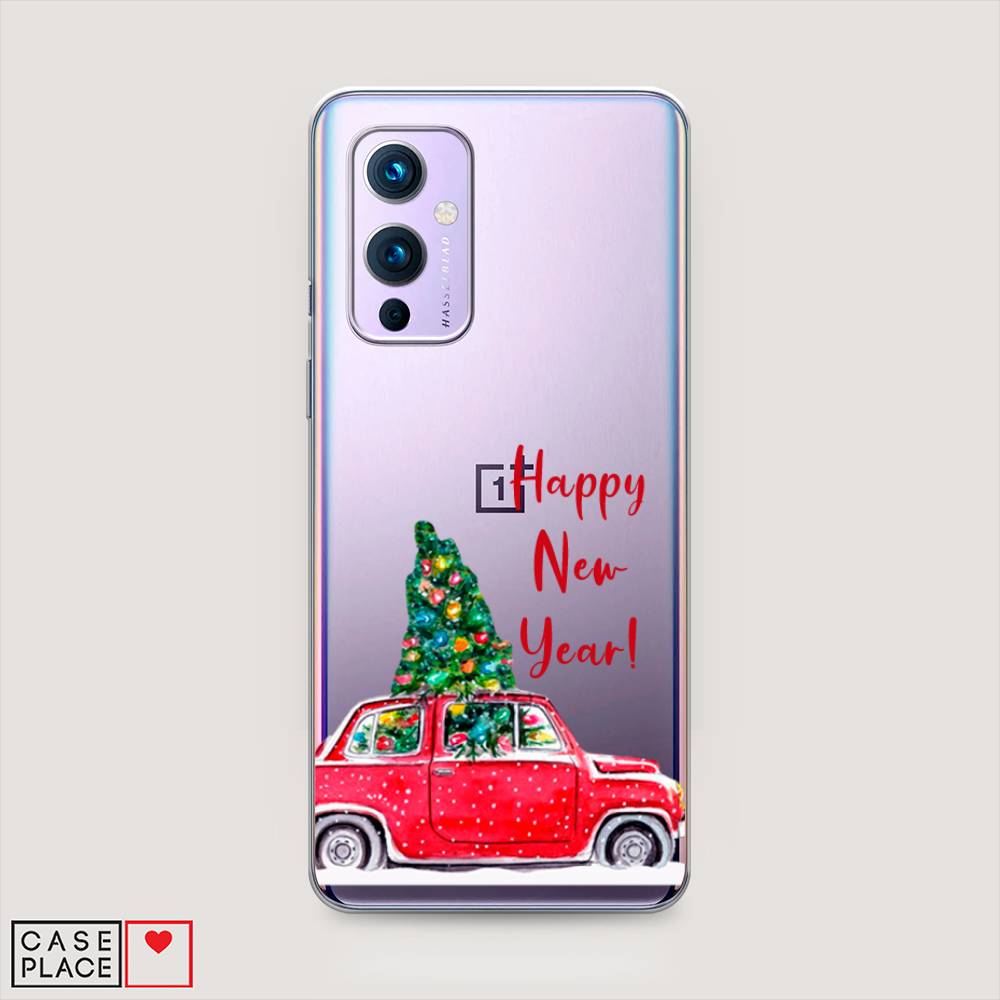 

Чехол на OnePlus 9 LE2113 "Happy New Year", Красный;зеленый, 151450-5