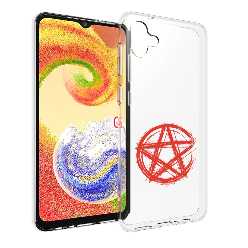 

Чехол MyPads пентаграмма для Samsung Galaxy A04, Прозрачный, Tocco