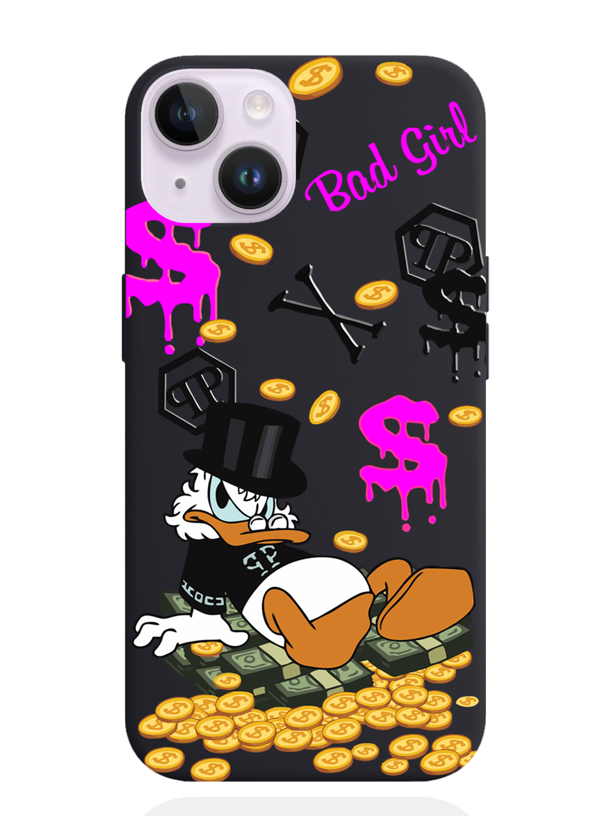 фото Чехол musthavecase iphone 14 богатая утка bad girl