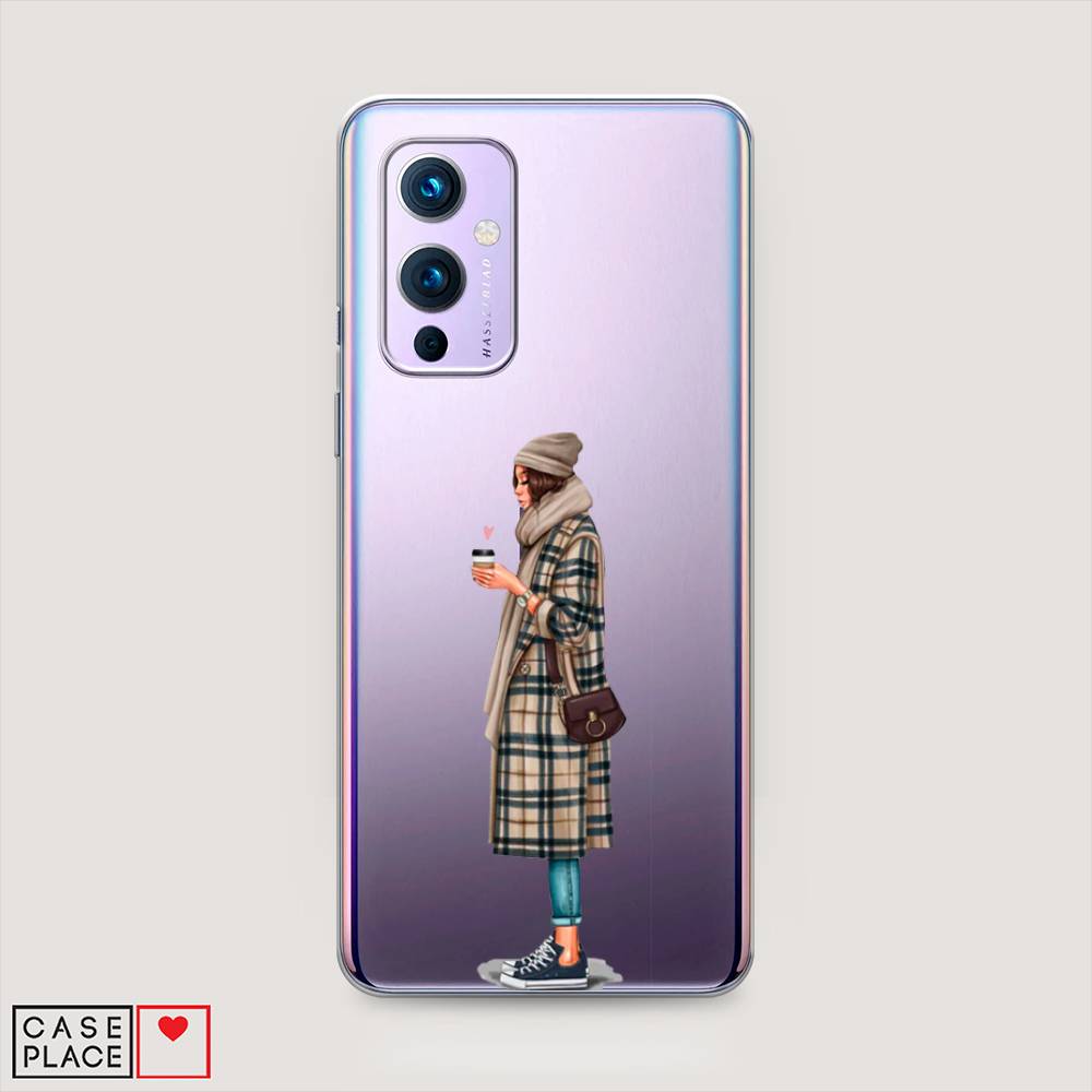 

Чехол на OnePlus 9 LE2113 "Утренний кофе", Коричневый;бежевый, 151450-6