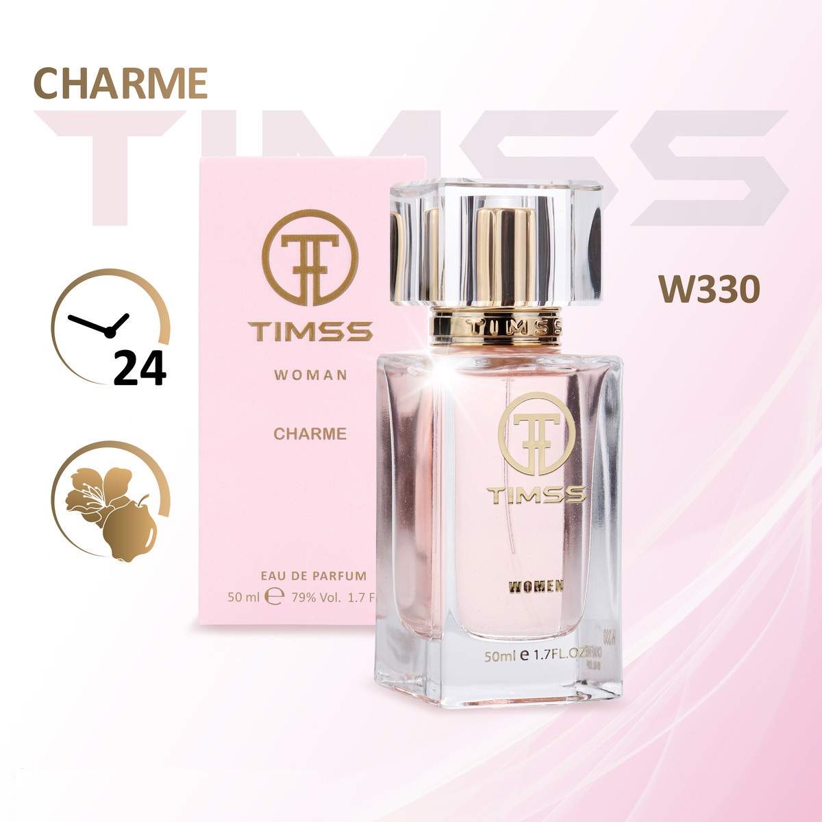 Духи женские TIMSS CHARME по мотивам Chance Eau Tendre (Chanel) 50 мл