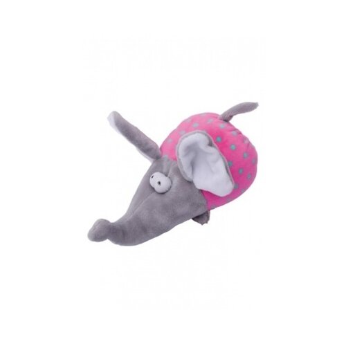 фото Плюшевая игрушка для собак papillon слоненок с пищалкой, 17 см
