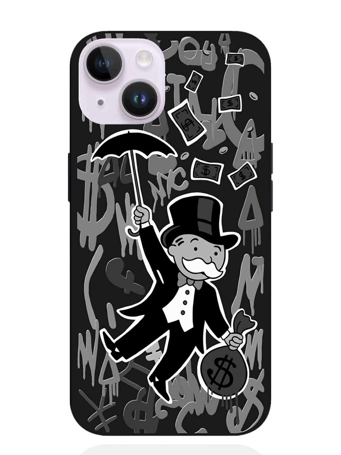 фото Чехол musthavecase iphone 14 monopoly black edition