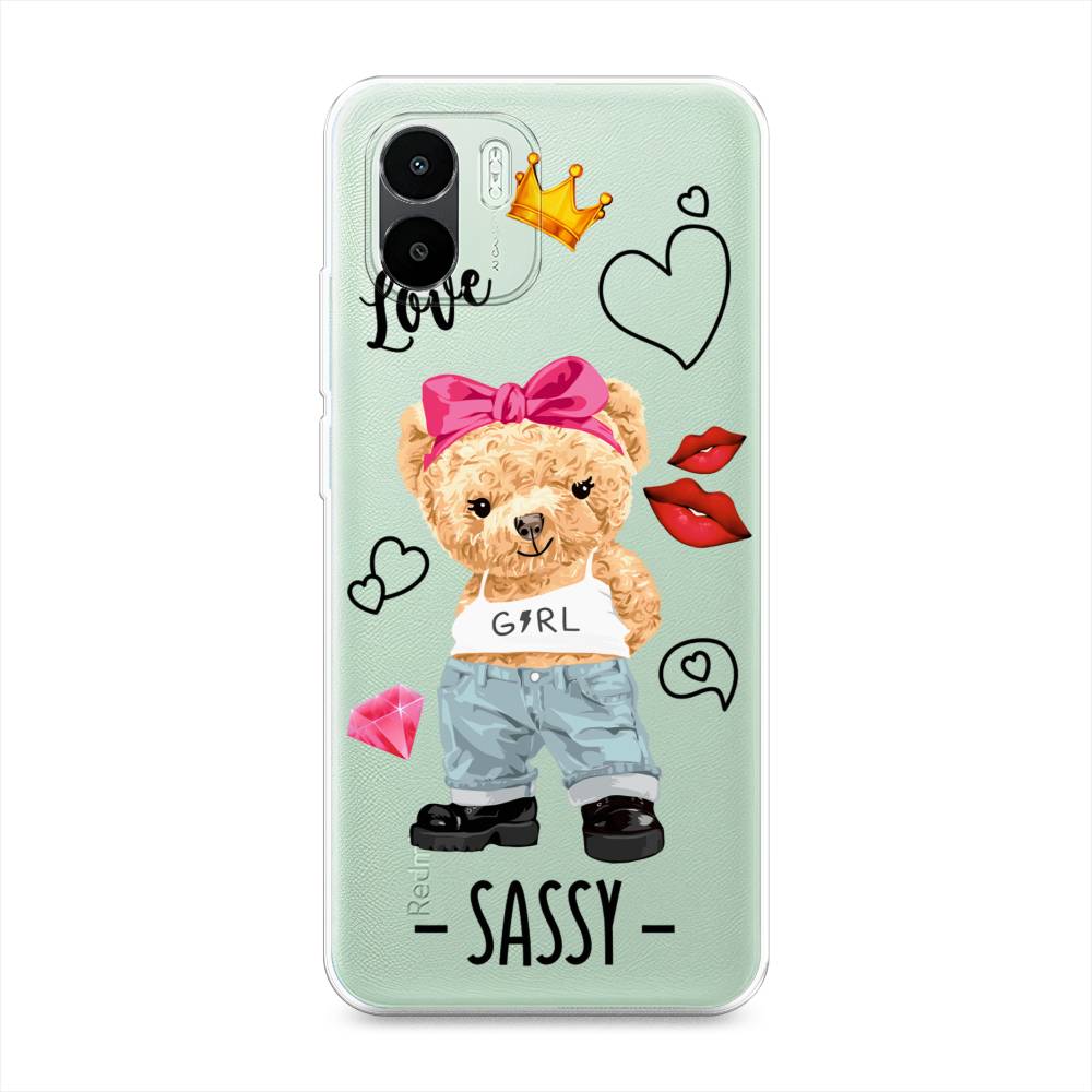 

Чехол на Xiaomi Redmi A1 "Sugar Mommy", Голубой;белый;розовый, 316350-6