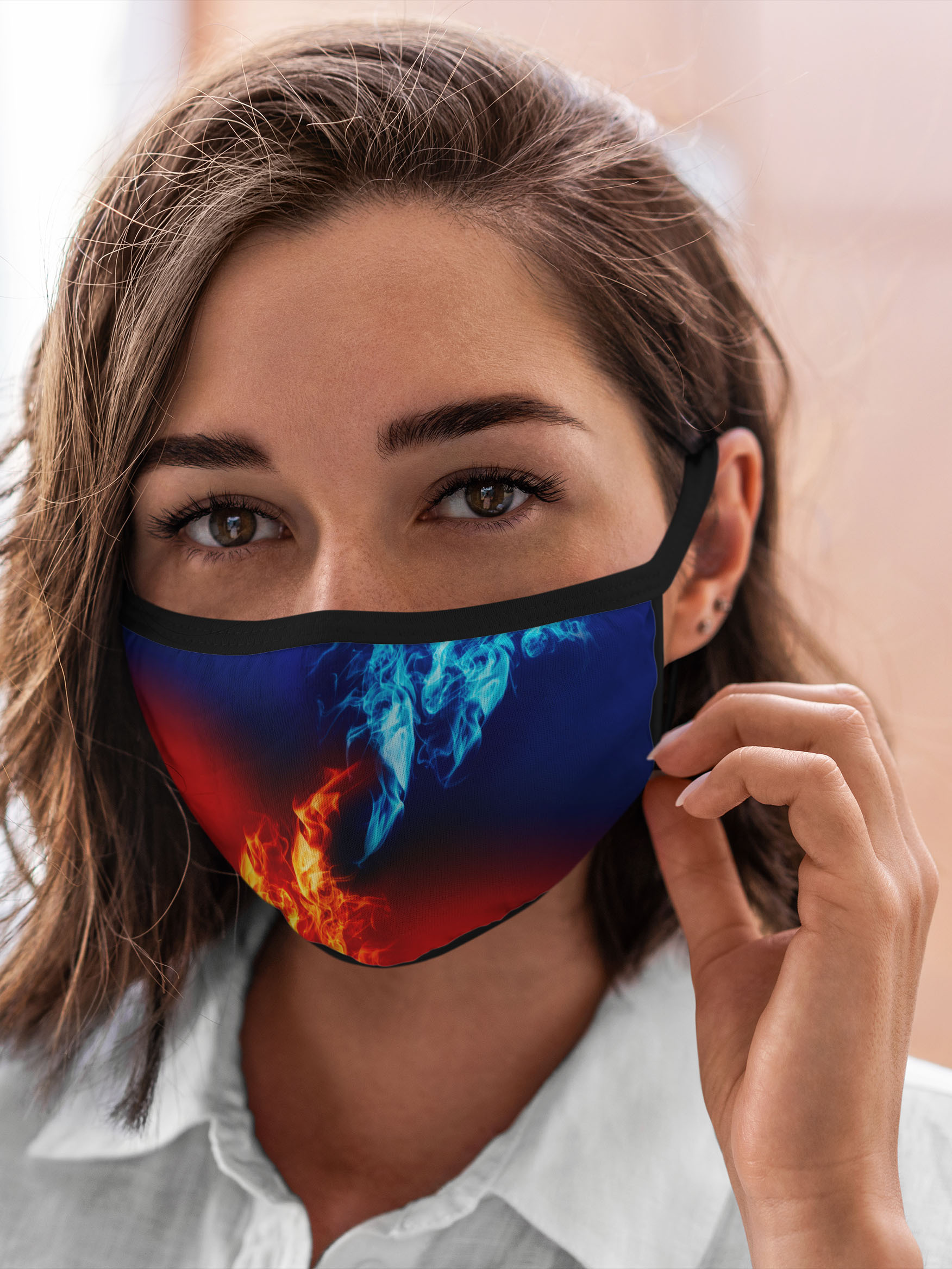 

Многоразовая маска унисекс Burnettie Текстуры Битва Огней, Разноцветный, Текстуры Битва Огней