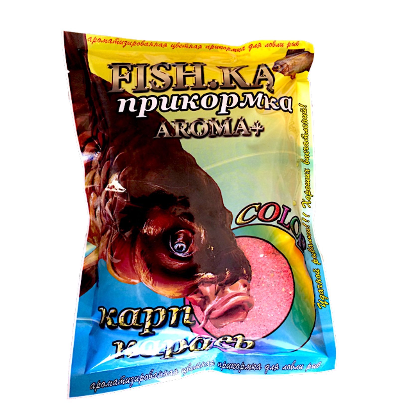 

Прикормка Fish.ka Aroma+ color в гранулах 800 г, Коричневый