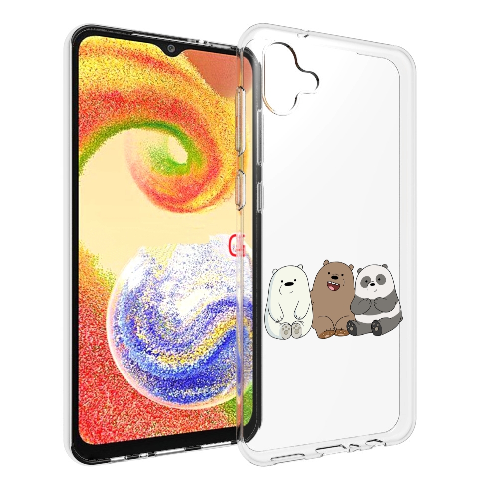 

Чехол MyPads панды детский для Samsung Galaxy A04, Прозрачный, Tocco