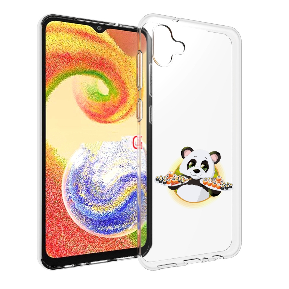 

Чехол MyPads панда-с-суши для Samsung Galaxy A04, Прозрачный, Tocco