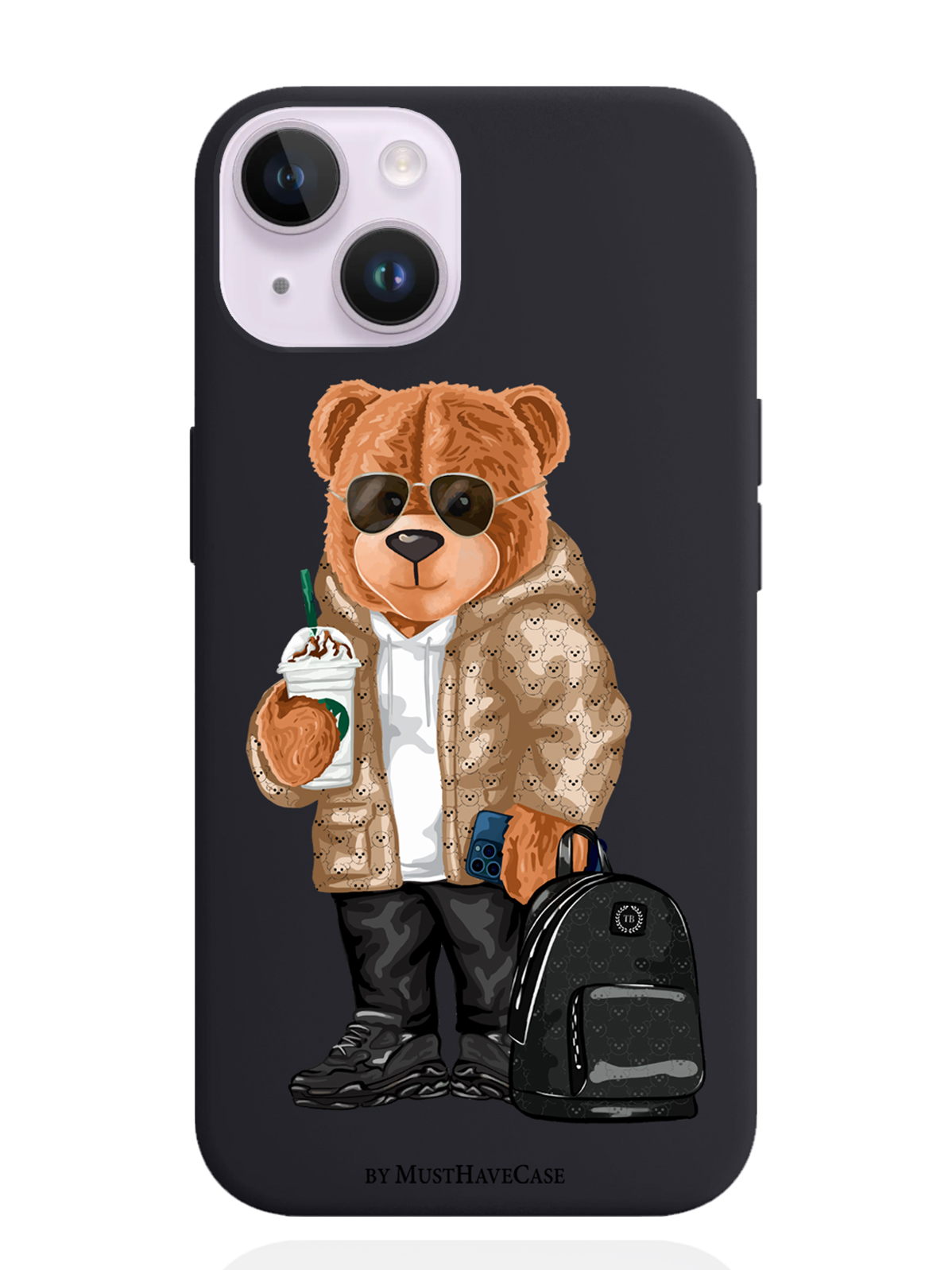 фото Чехол musthavecase iphone 14 tony style в очках