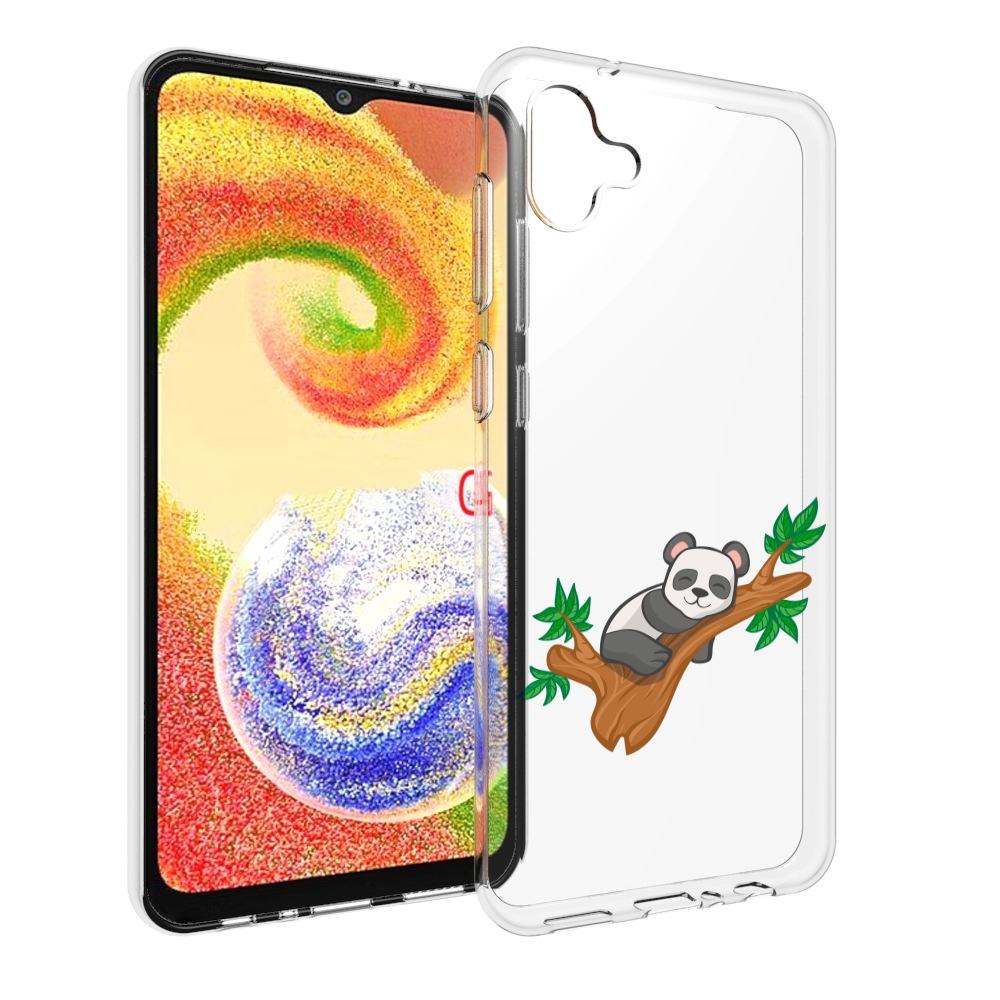 

Чехол MyPads панда-на-деревце для Samsung Galaxy A04, Прозрачный, Tocco