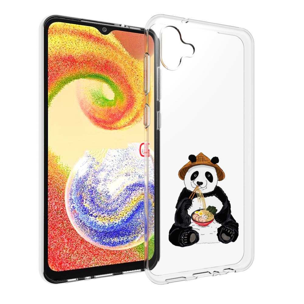 

Чехол MyPads панда-любит-лапшу для Samsung Galaxy A04, Прозрачный, Tocco
