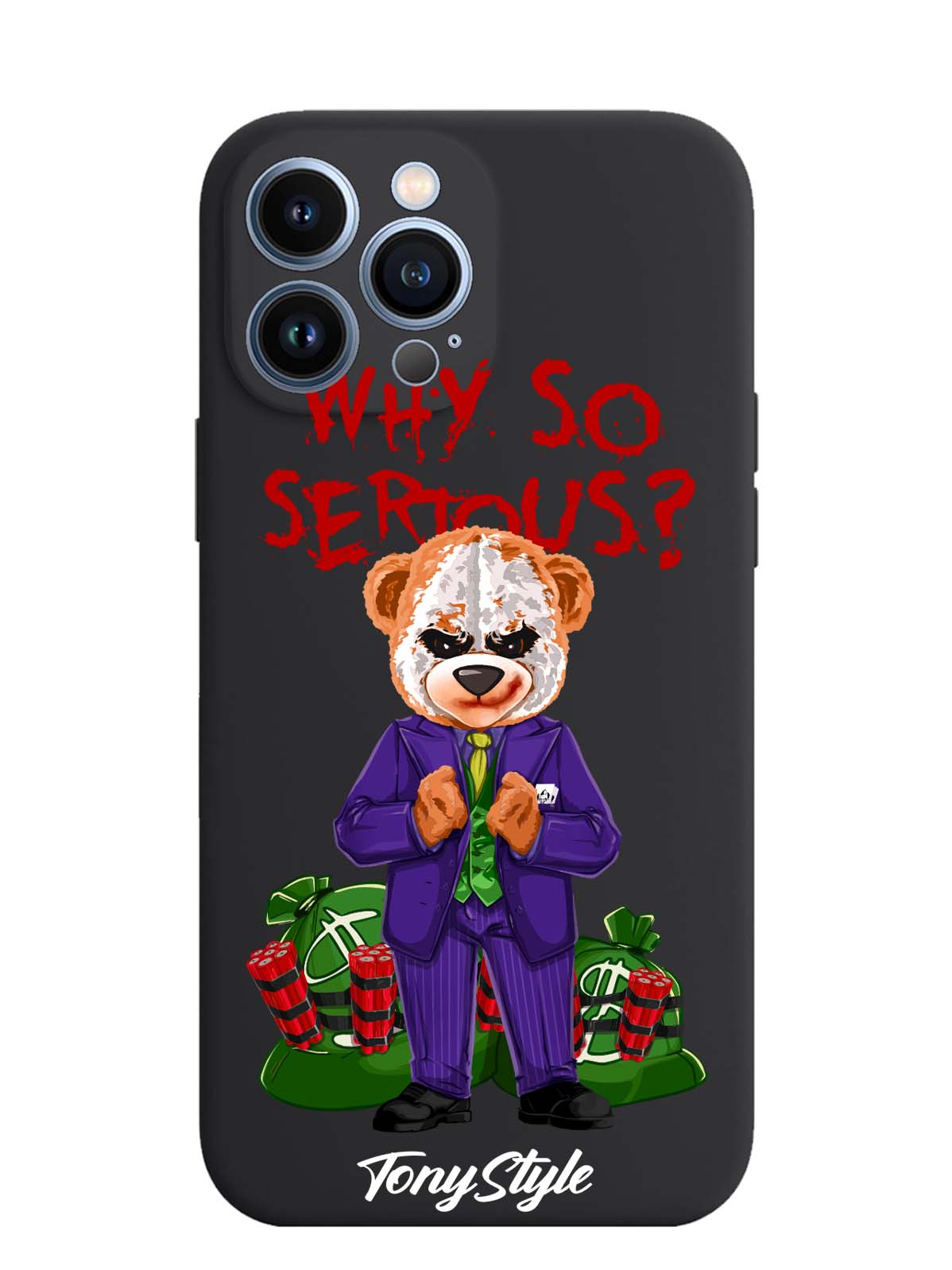 

Чехол Tony Style iPhone 13 Pro Max Tony Style Джокер Joker Why so serious, iPhone 13 Pro Max Tony Style Джокер Joker Why so serious