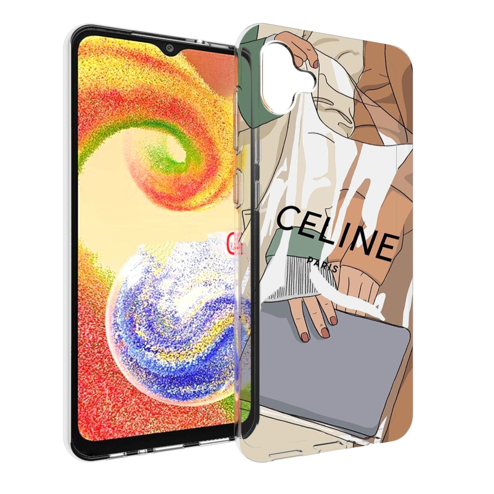 

Чехол MyPads пакет-келин-париж женский для Samsung Galaxy A04, Прозрачный, Tocco