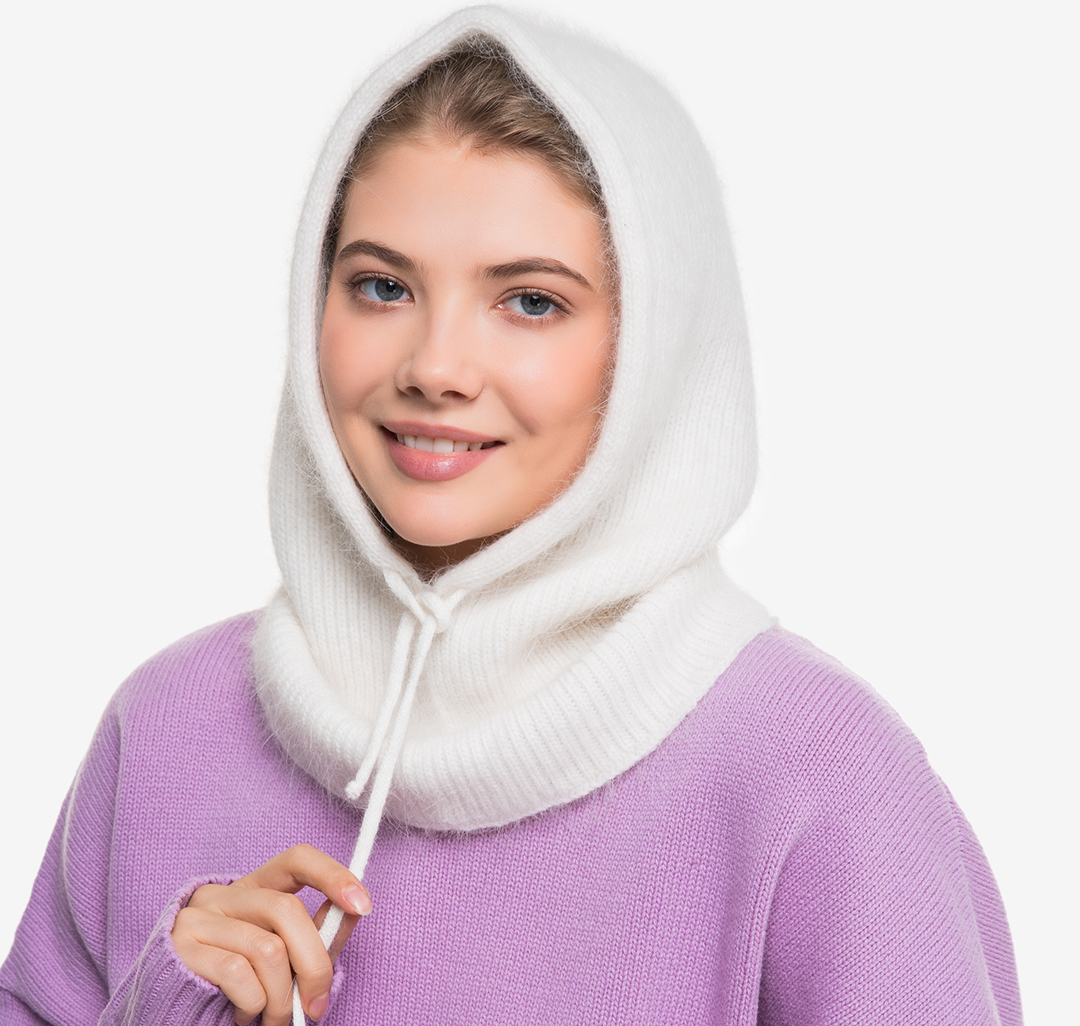 

Капор женский Marmalato 1079-002 134922, молочный, 1079-002 134922