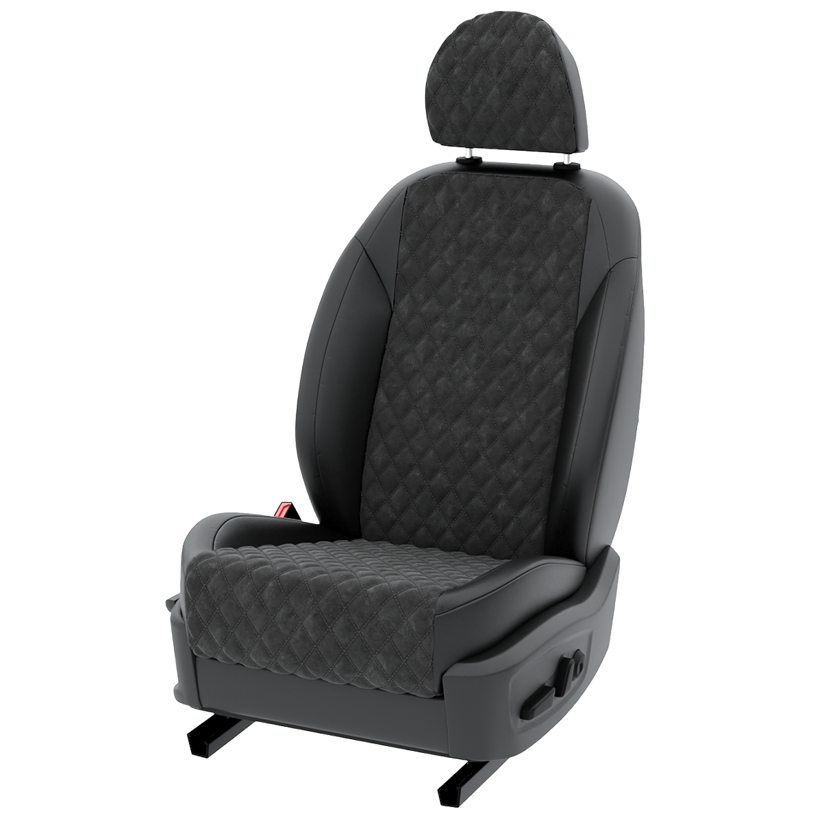 

Чехлы на сиденья Автолето для Сузуки С икс 4 хэтчбэк серый алькантара с ромбом LA273C10, Серый;черный, 733