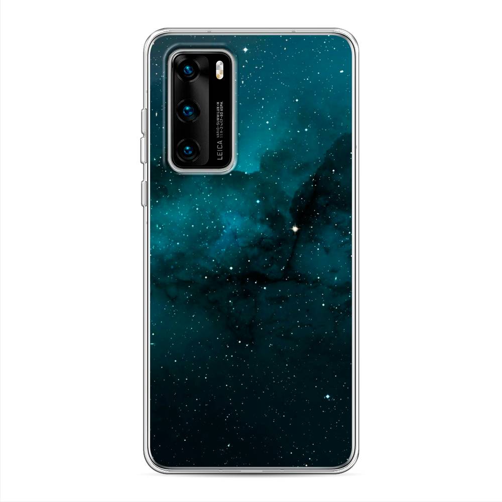 

Чехол на Huawei P40 "Синий космос", 610850-2