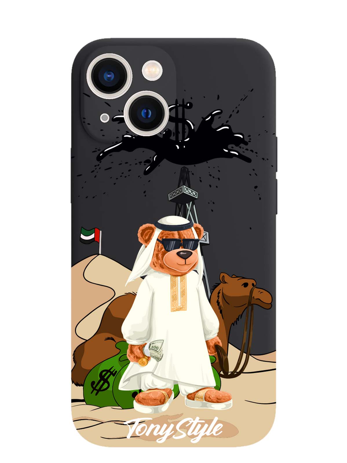 

Чехол Tony Style iPhone 13 Mini Tony Style Дубай, Белый;золотистый;коричневый, iPhone 13 Mini Tony Style Дубай