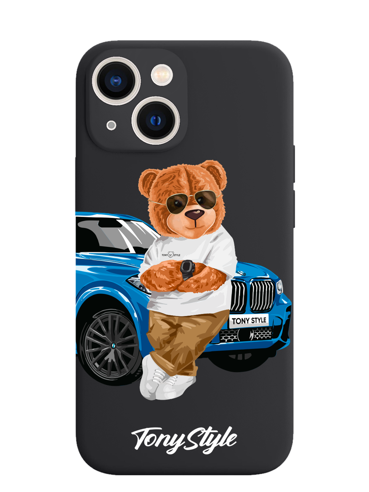 фото Чехол tony style iphone 13 mini tony style с машиной