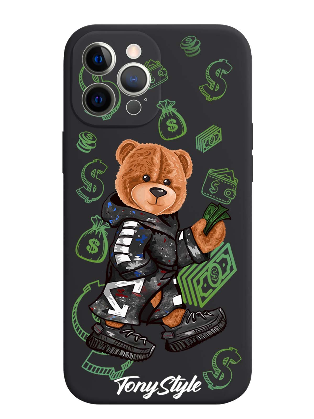 

Чехол Tony Style iPhone 12 Pro Max Tony Style Деньги, Коричневый;черный;зеленый, iPhone 12 Pro Max Tony Style Деньги