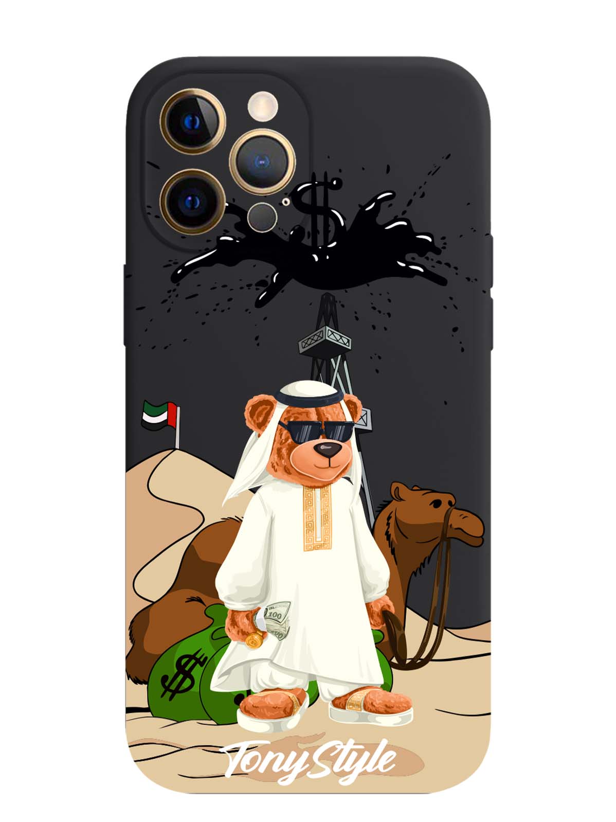 

Чехол Tony Style iPhone 12 Pro Tony Style Дубай, Белый;золотистый;коричневый, iPhone 12 Pro Tony Style Дубай