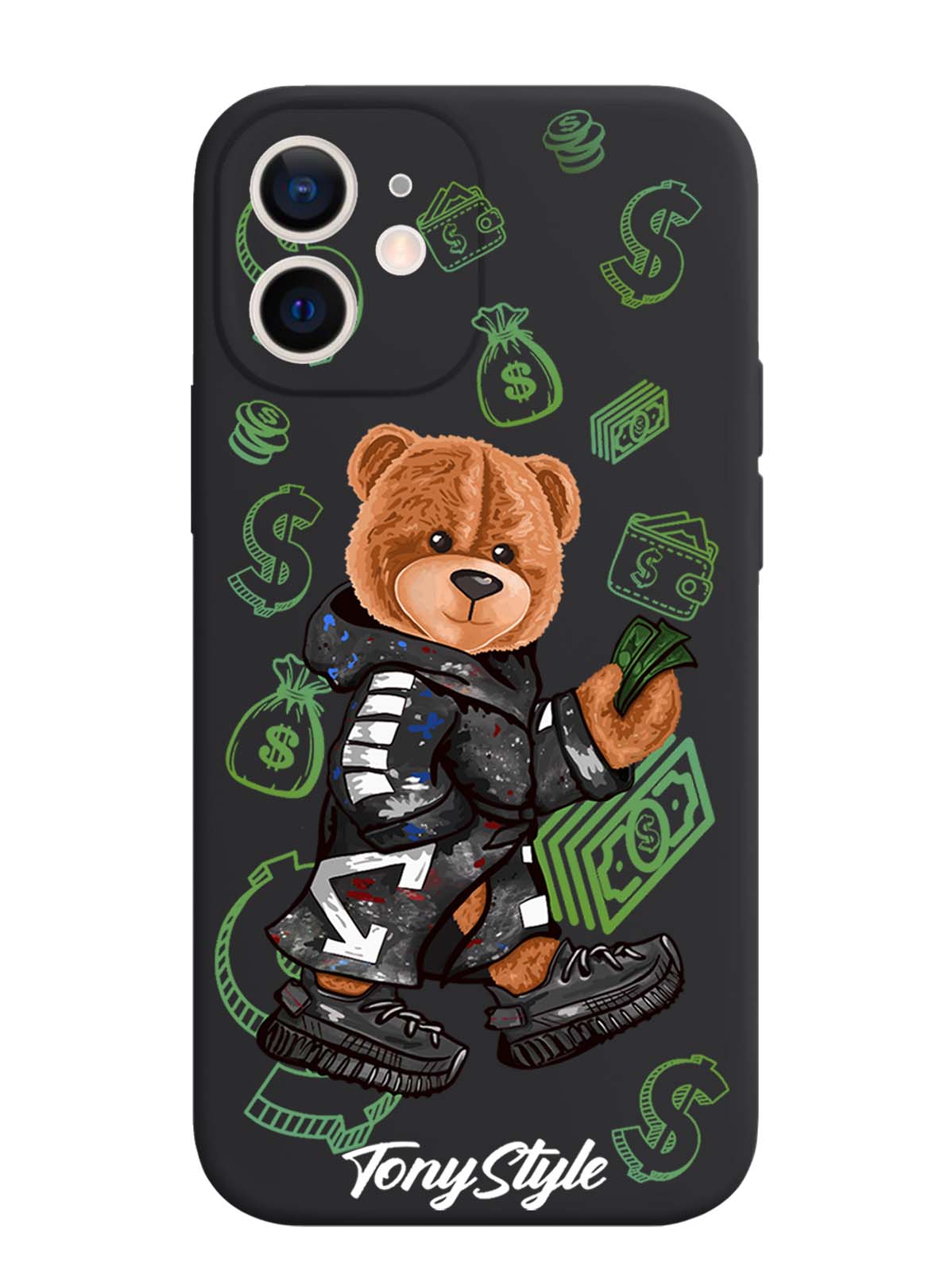 

Чехол Tony Style iPhone 12 Mini Tony Style Деньги, Коричневый;черный;зеленый, iPhone 12 Mini Tony Style Деньги