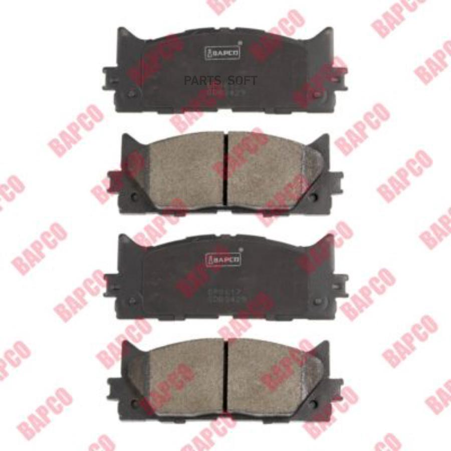 

Тормозные колодки BAPCO bp0617, Колодки тормозные BAPCO bp0617 BAPCO bp0617