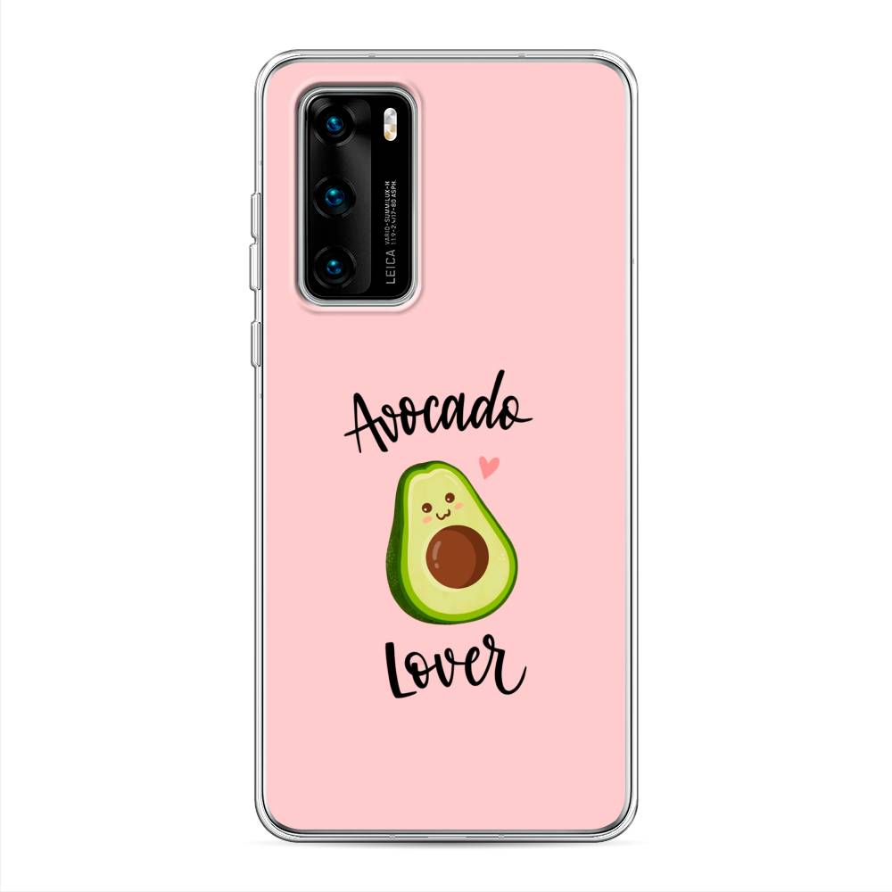 

Чехол на Huawei P40 "Avocado lover", Розовый;зеленый, 610850-6