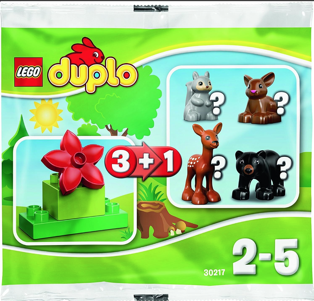 Конструктор LEGO DUPLO polybag 30217-3 Лес c оленёнком, 4 дет