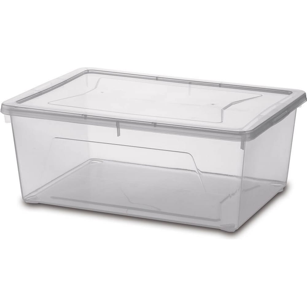 

Хозяйственный контейнер с крышкой GENSINI 36,5x26,5x14 см, 10 л, пластик 2242