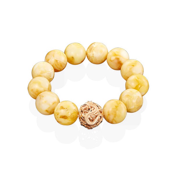 

Браслет из красного золота с янтарем р.  PLATINA jewelry 05-0545-00-271-1110-46, 05-0545-00-271-1110-46