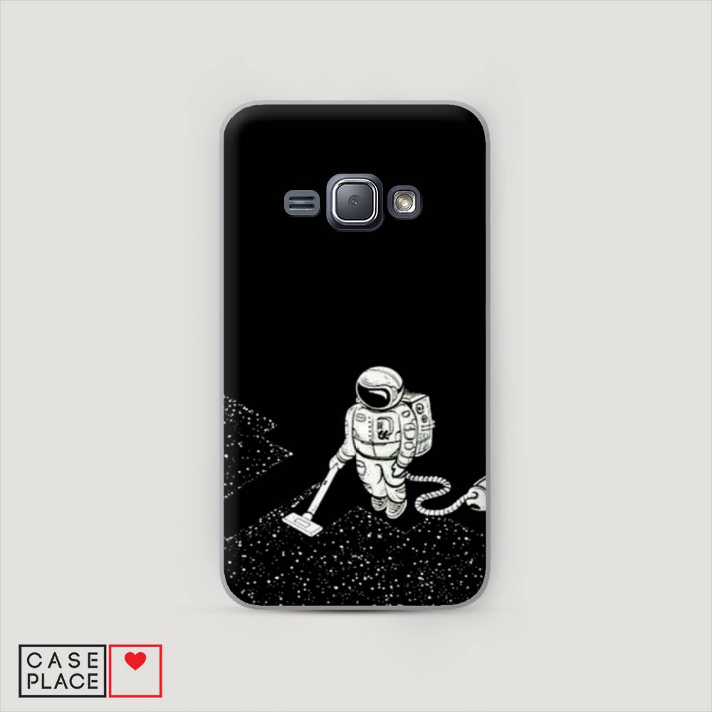 фото Чехол awog "космонавт с пылесосом" для samsung galaxy j1