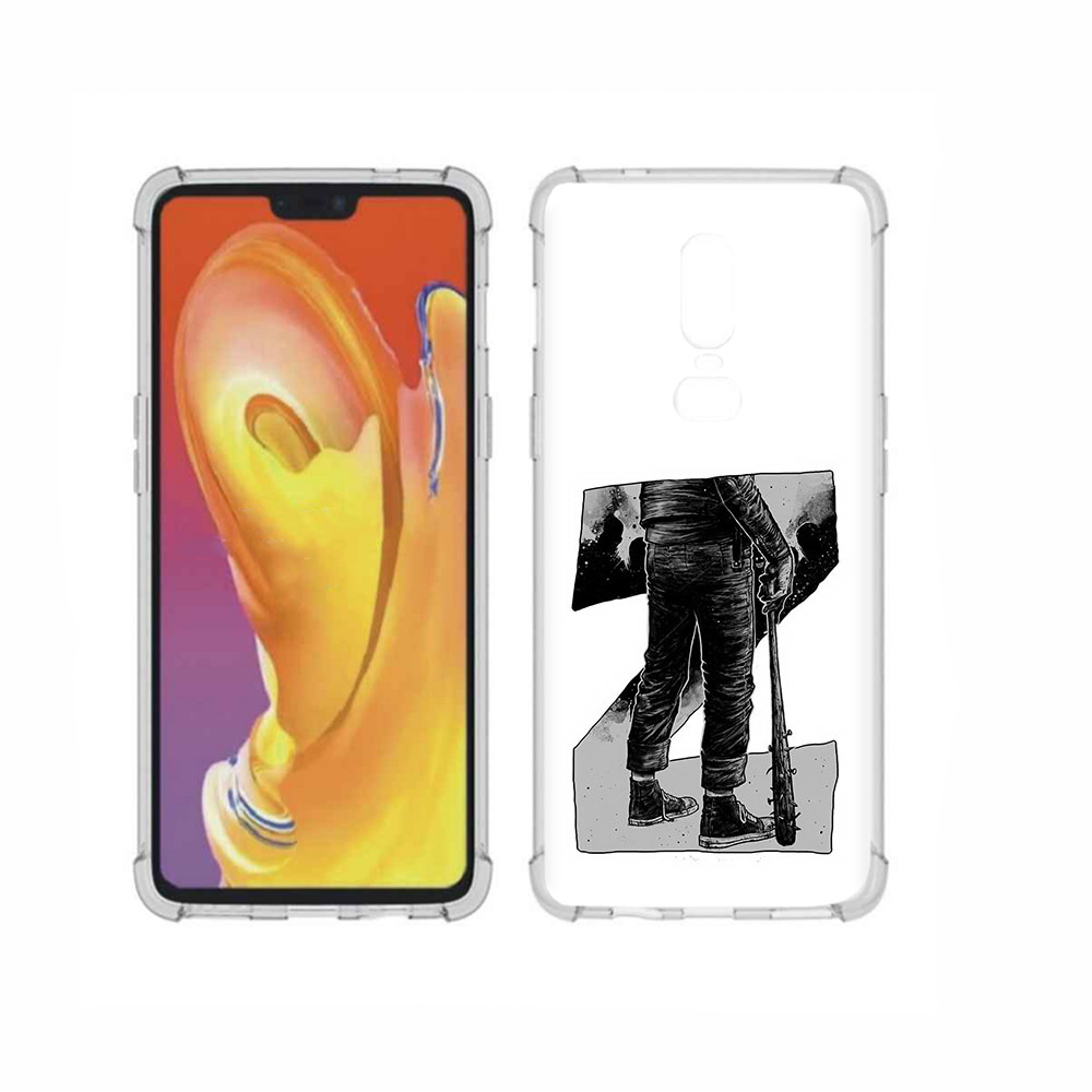 

Чехол MyPads Tocco для OnePlus 6 воин черно белый, Tocco