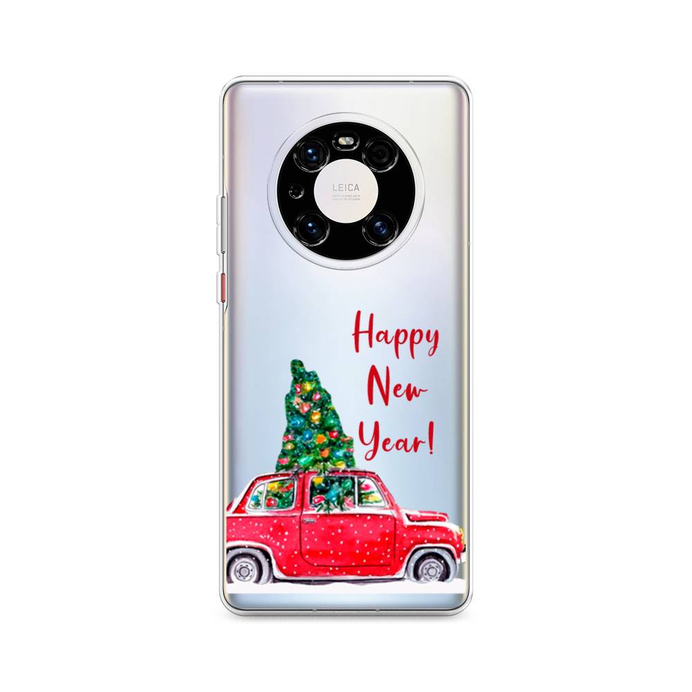 

Чехол на Huawei Mate 40 Pro "Happy New Year", Красный;зеленый, 6104450-5