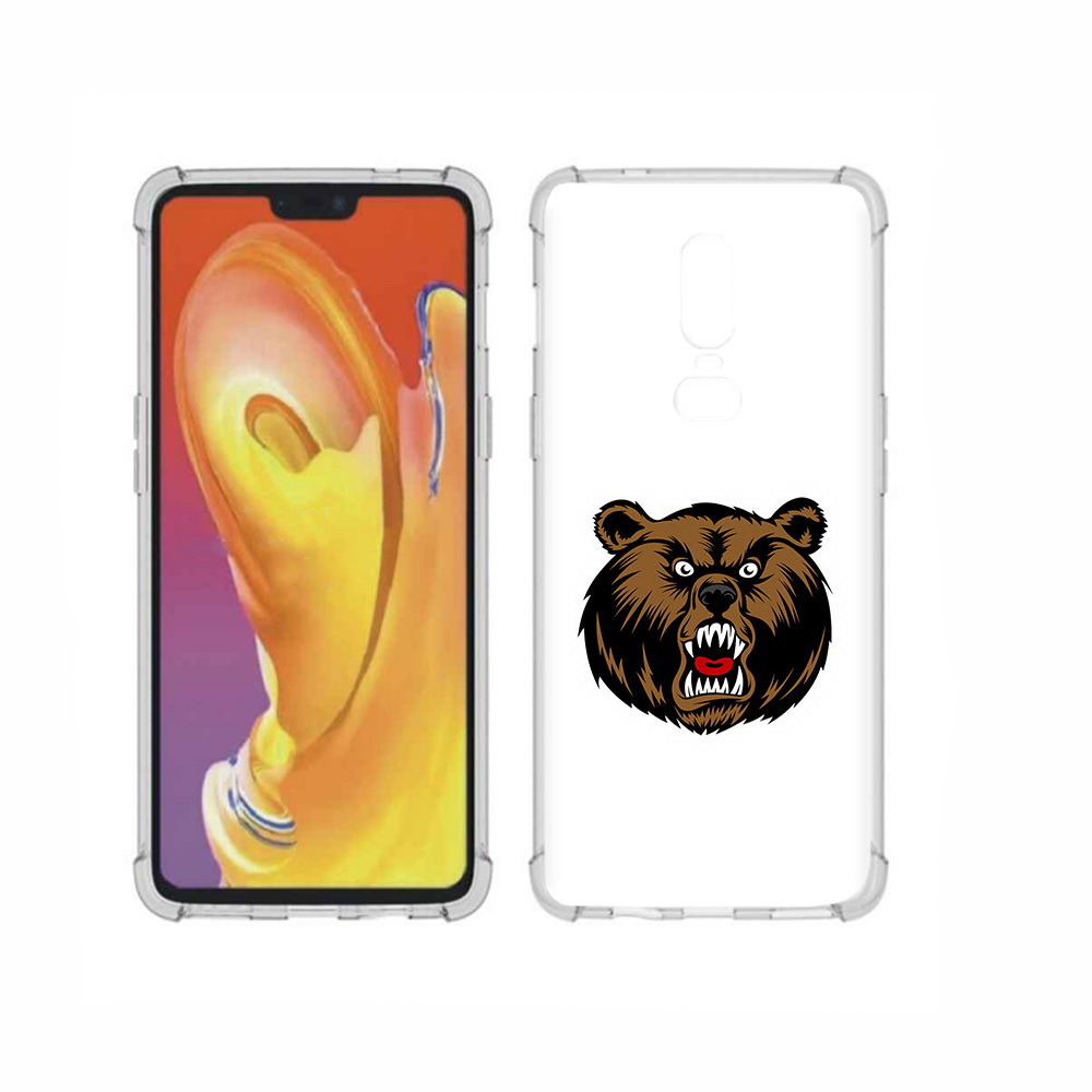 

Чехол MyPads Tocco для OnePlus 6 бурый, Прозрачный, Tocco