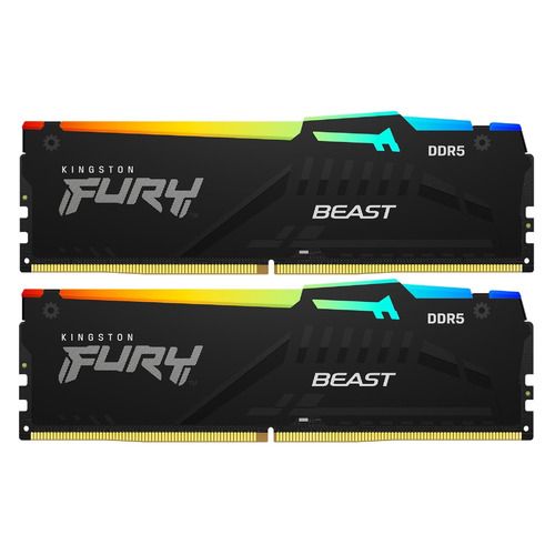 

Оперативная память Kingston Fury Beast Black KF560C36BBEAK2-64 DDR5 - 2x 32ГБ 6000МГц, DI, KF560C36BBEAK2-64