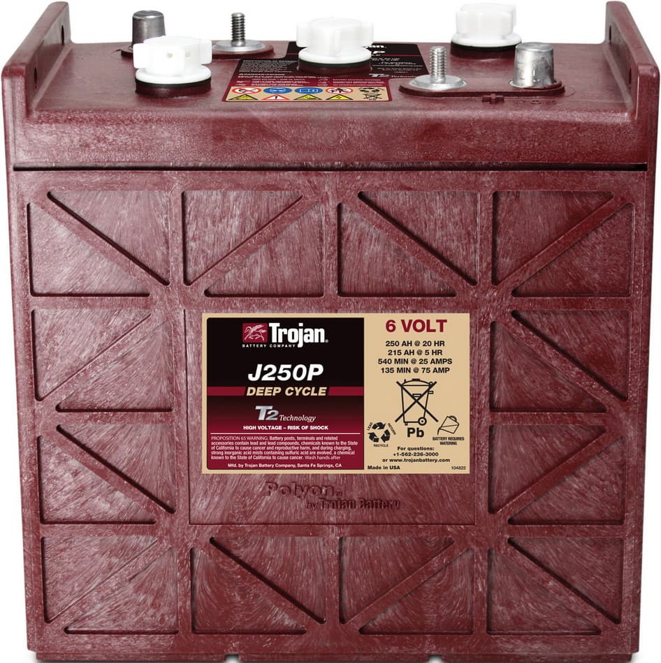 

Аккумулятор TROJAN J250P 6V 250A (296х176х293)