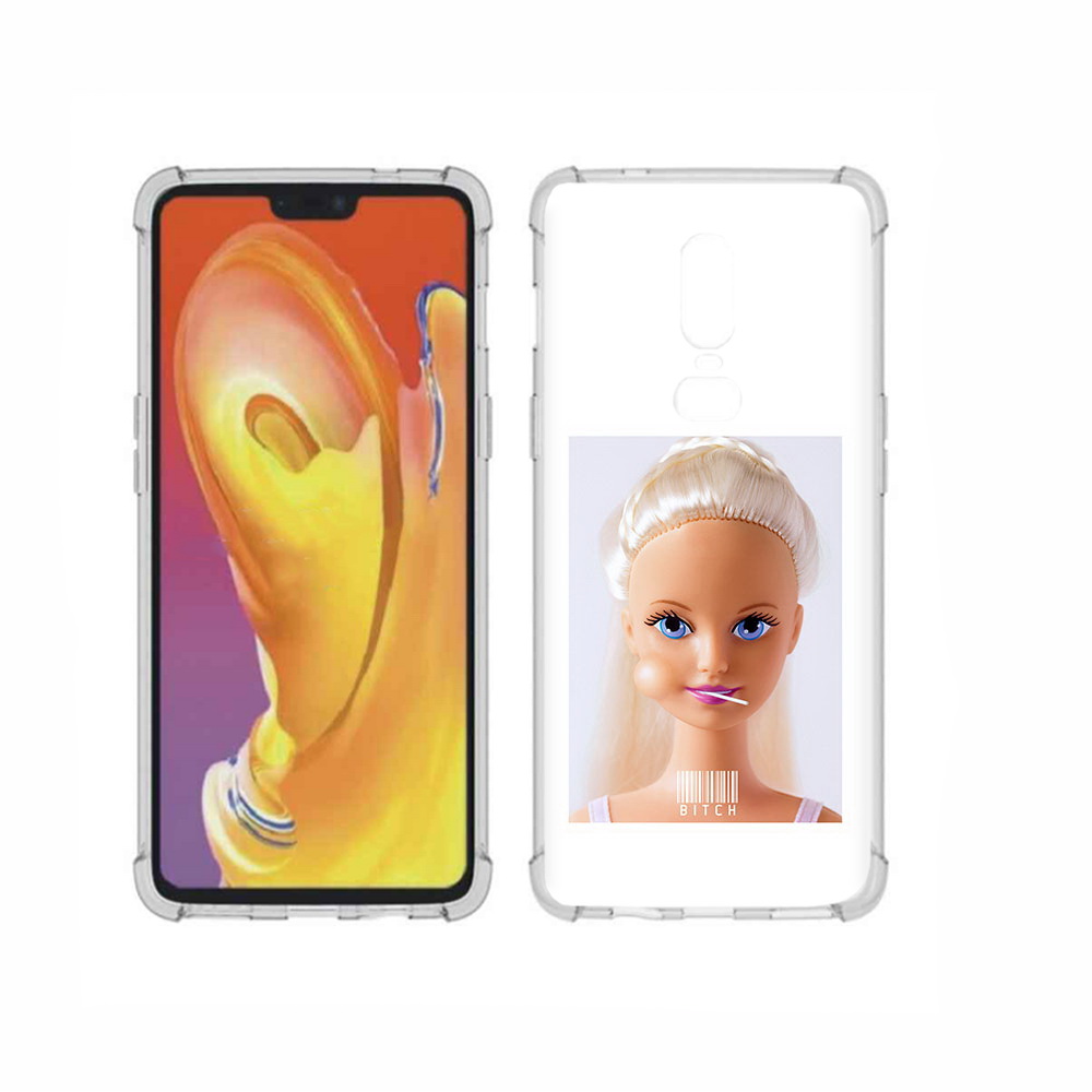 

Чехол MyPads Tocco для OnePlus 6 барби, Прозрачный, Tocco