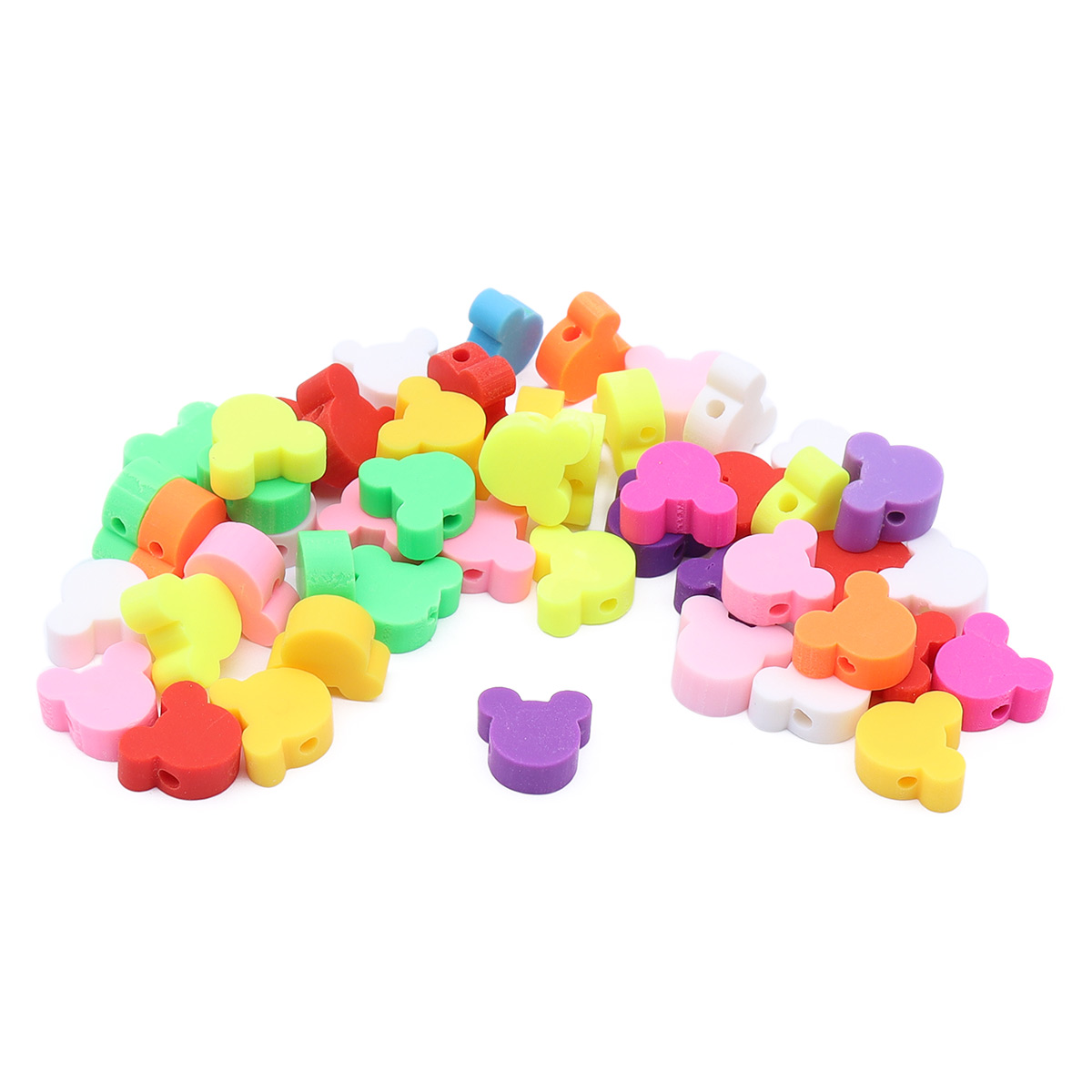 

Бусины из полимерной глины Astra&Craft, ZZ1366, Мышата, 50 шт, 1 упак, Разноцветный