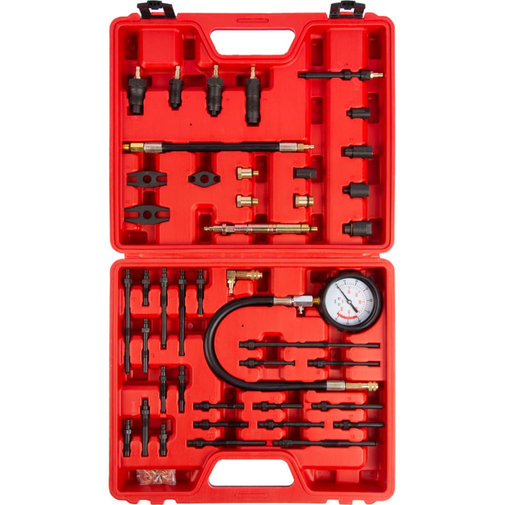 

Компрессометр в наборе для дизельных и бензиновых ДВС WIEDERKRAFT WDK-214306D