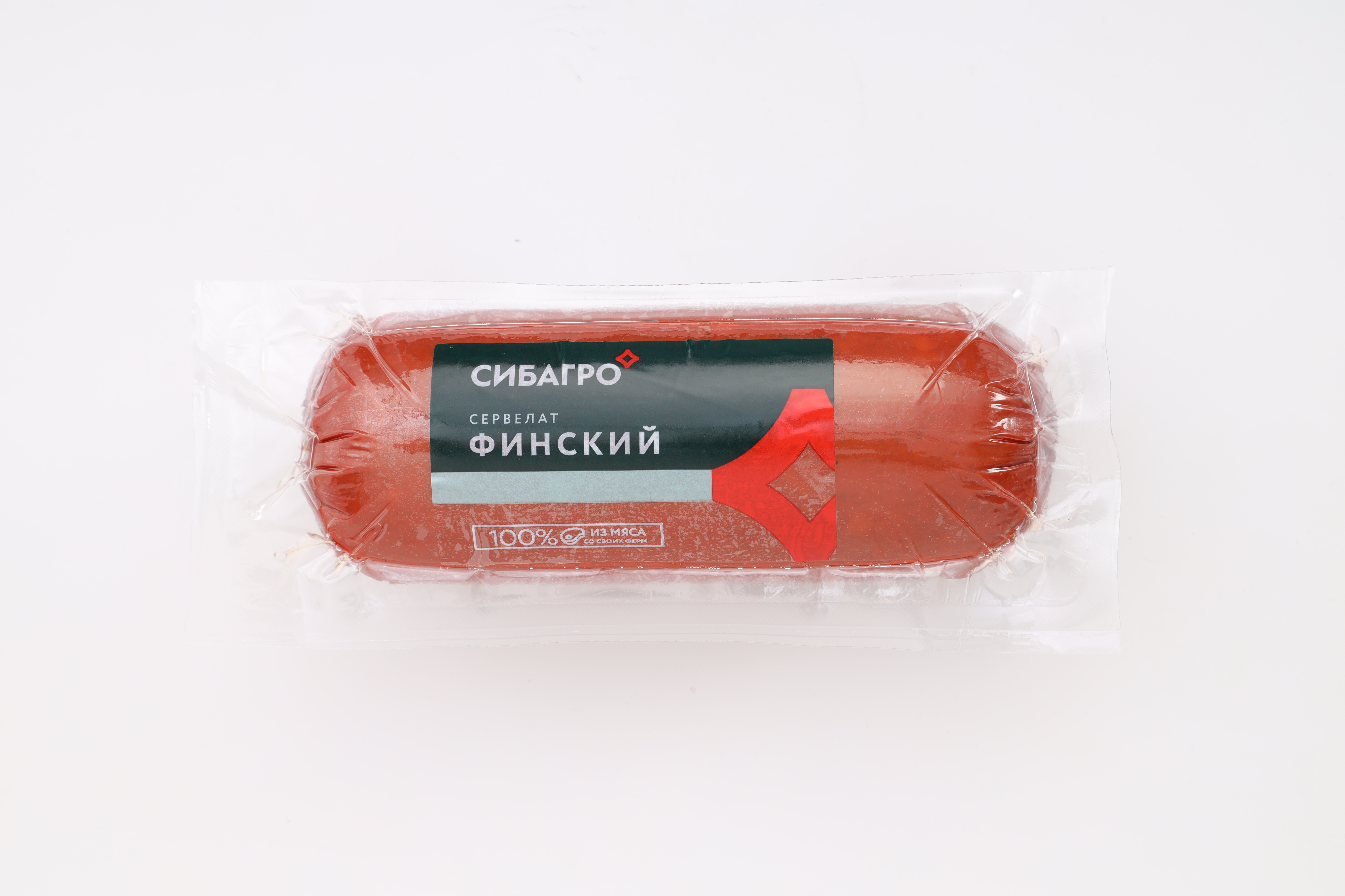 

Колбаса варёно-копчёная Сибагро Финский сервелат, 350 г