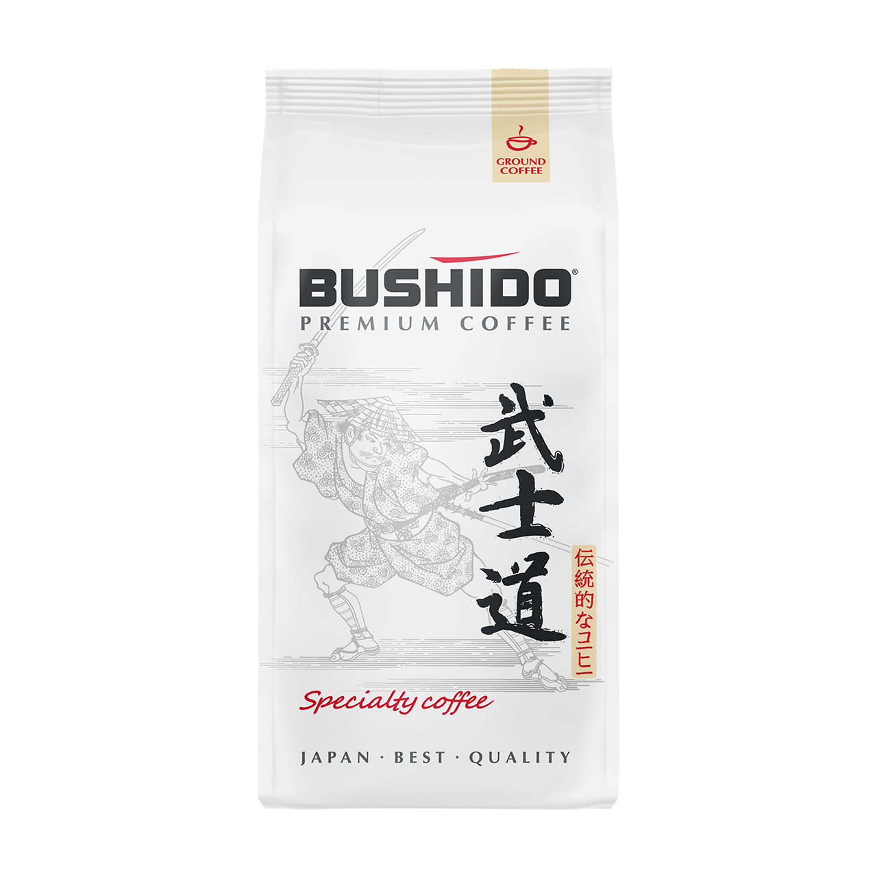 фото Кофе bushido specialty coffee молотый 227г.