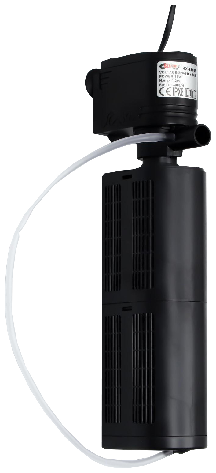 

Фильтр Sea Star HX-1280F2, внутренний, двухсекционный, 1300 л/ч, 18 Вт, Черный